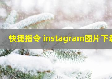 快捷指令 instagram图片下载